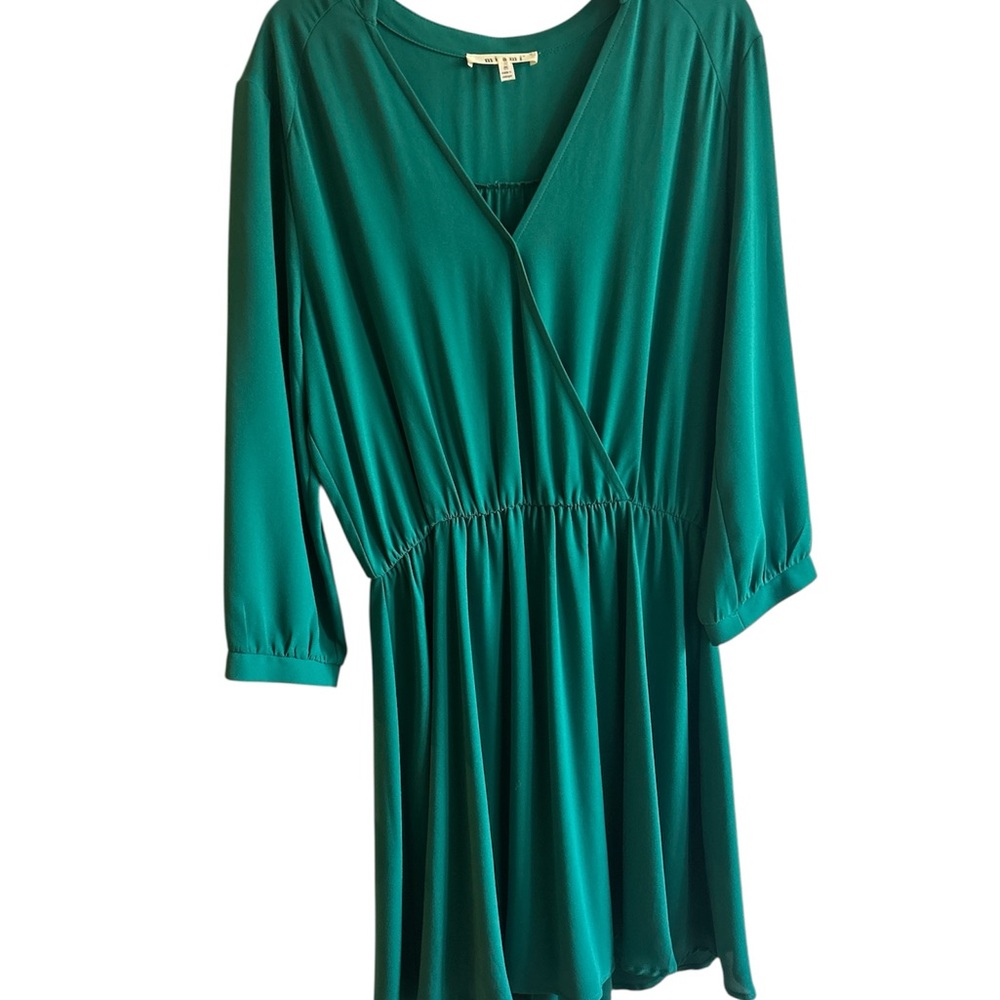 Miami Green Dolman Sleeve V-Neck Sundress